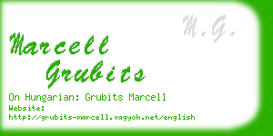 marcell grubits business card